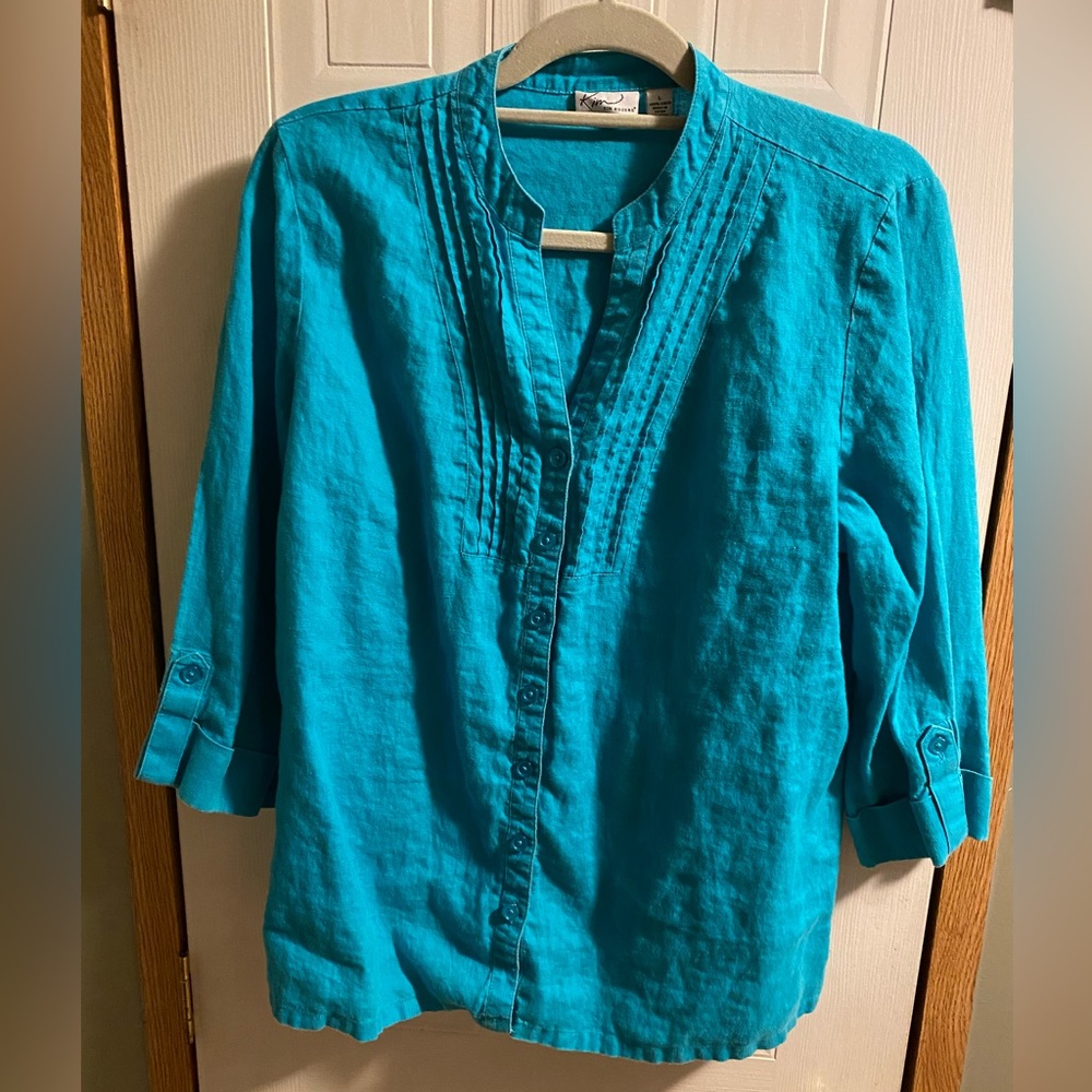100% linen top